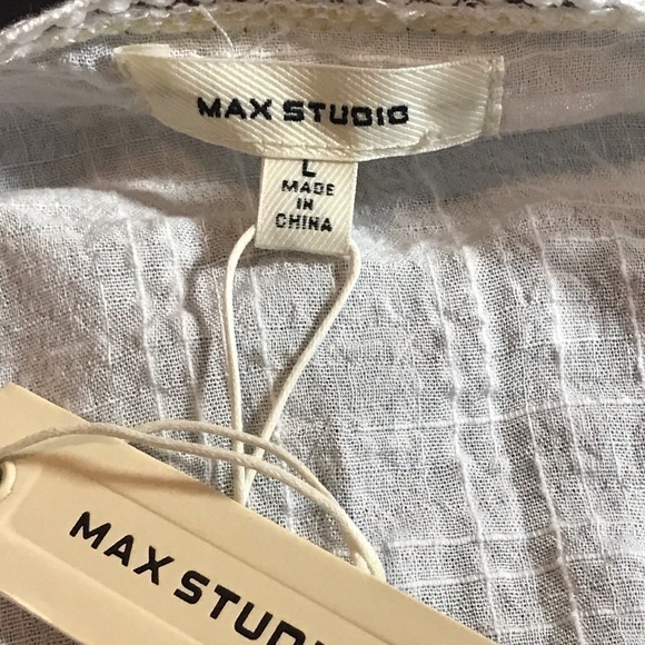 🌞 New Tie Front Top, Large - Picture 5 of 5